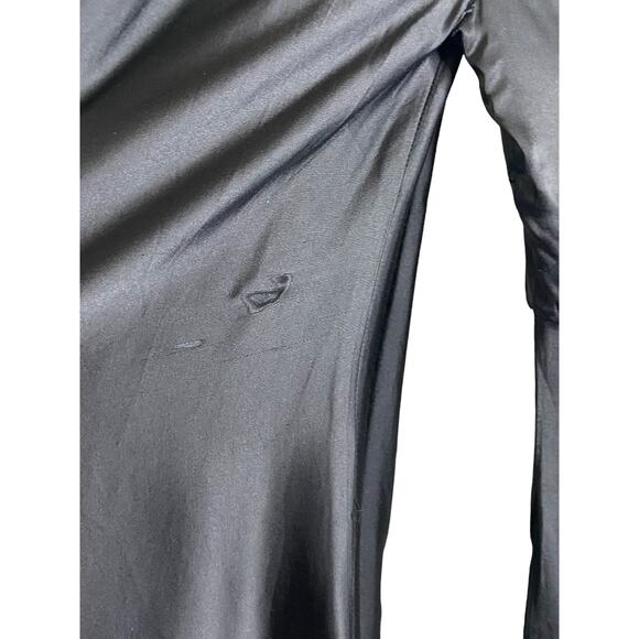 Michael Costello X Revolve Kamaria Gown One Shoulder Cut-Out Slit Black Size XXS - Picture 16 of 16